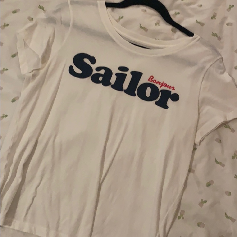 Bonjour Sailor J. Crew tee